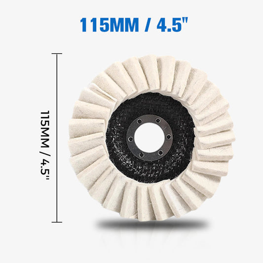🔥BUY 2 GET 1 FREE🔥BUY 3 GET 2 FREE🔥Wool Felt Flap Discs Polishing Wheel