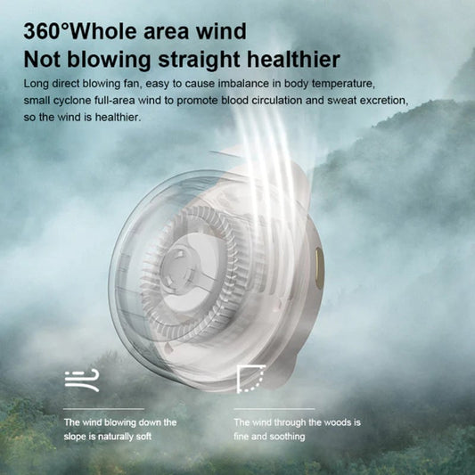 ⏳Summer Hot Sale💨2-in-1 Wearable Fan – Instantly Cools You by Up to 10°C | 24H Quiet Hands-Free Airflow🌀🌿