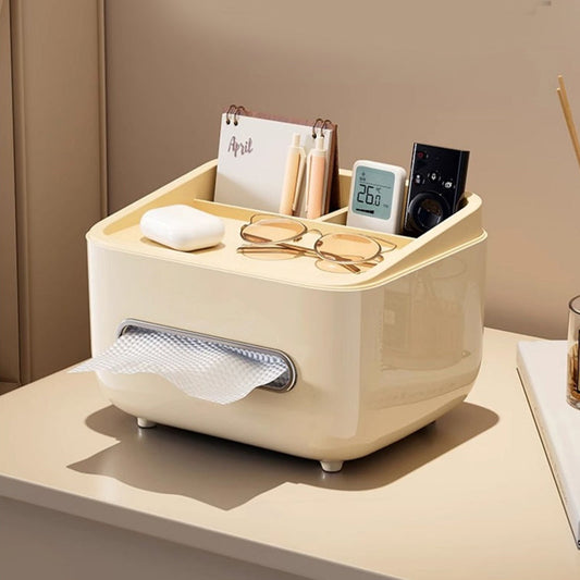 ✨🔥Multi-Functional Tissue Box Cover with Storage🧻