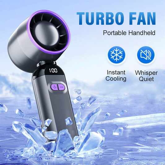 🥳2026 HOT SALE🏖️ Portable Handheld Turbo Fan🌪️