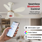 ⏳🔥LIMITED-TIME 50% OFF! 🌬️ 3-in-1 Ceiling Fan with Light & Bluetooth Speaker – Cool, Bright & Entertaining 🎵✨